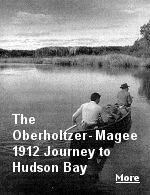 In June, 1912, wilderness activist Ernest Oberholtzer and Billy Magee, his Ojibwe canoeing partner and friend, paddled and portaged over 2,000 miles from The Pas, Manitoba to Hudson Bay and back. 